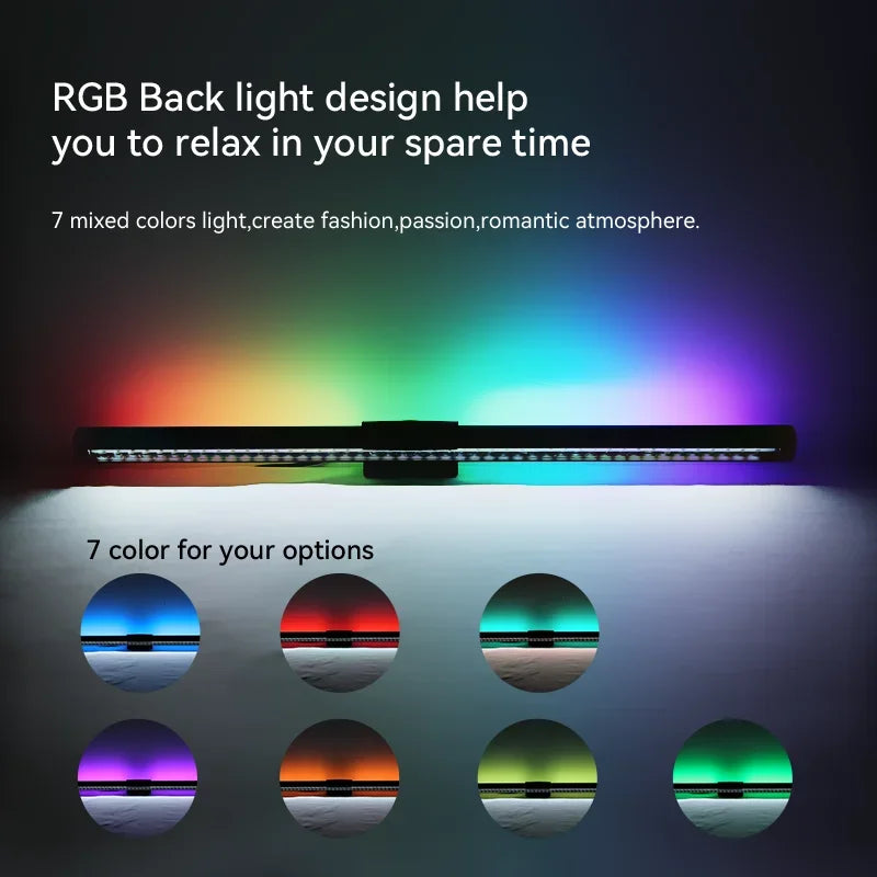 Monitor Light Bar 33-60cm RGB Eye Protection Timed Dimmable