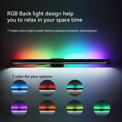 LED Monitor Light Bar 18-60cm Dimmable RGB Screen Hanging
