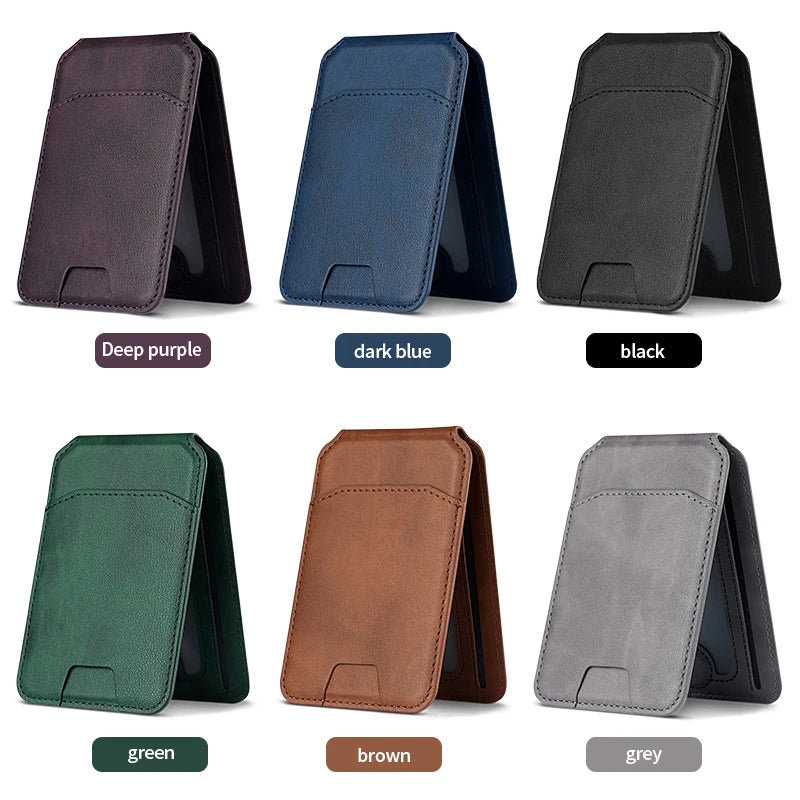MagSafe Leather Card Wallet | Magnetic iPhone Holder