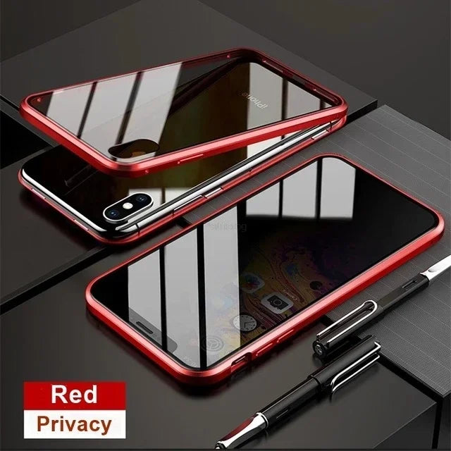 Privacy Metal iPhone Case 360 Magnetic Anti-Spy