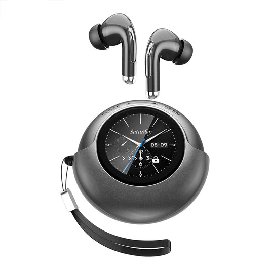 ENC Wireless Earbuds | Smart Touchscreen Case, Bluetooth 5.4