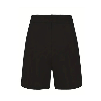 Aurora Y2K High Waist Shorts | Tie & Button Front