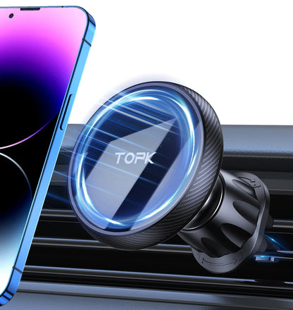 TOPK Magnetic Car Phone Holder | MagSafe Air Vent Mount