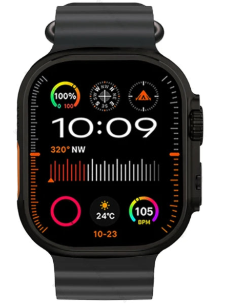 Hello Watch 5 Plus Ultra 3 Smart Watch | 2.04" AMOLED, 4GB ROM, Titanium Alloy