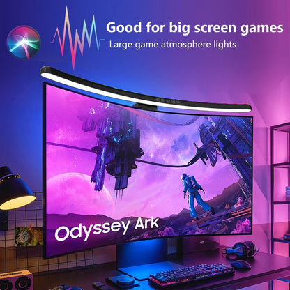 LED Monitor Light Bar 18-60cm Dimmable RGB Screen Hanging