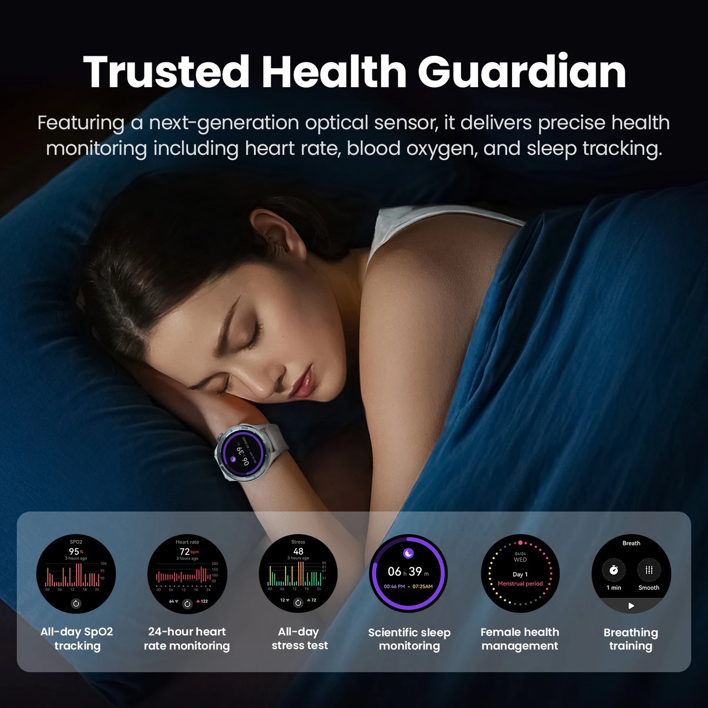 HAYLOU Solar Neo Smart Watch 1.53" HD Bluetooth Call Health Monitor