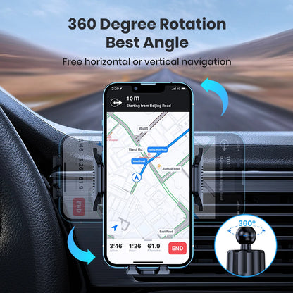 Auto Locking Car Phone Holder Air Vent Mount Universal