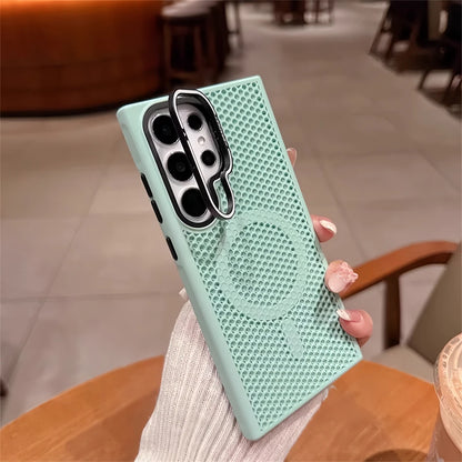 Luxury Breathable Mesh Samsung Galaxy MagSafe Case