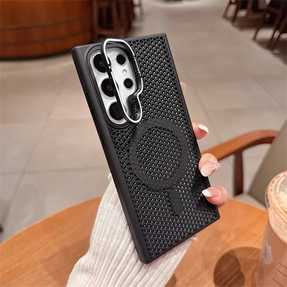 Luxury Breathable Mesh Samsung Galaxy MagSafe Case