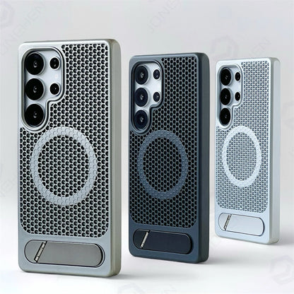MagSafe Honeycomb Mesh Samsung Case Cooling Hard