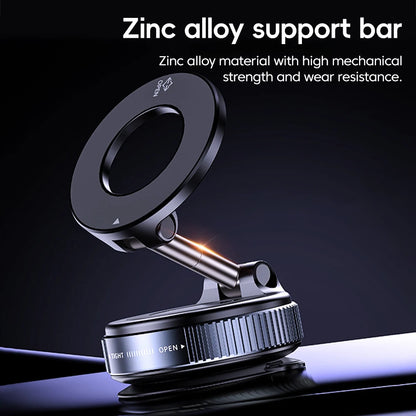 Magnetic Phone Holder with 360 Rotation & Suction Cup