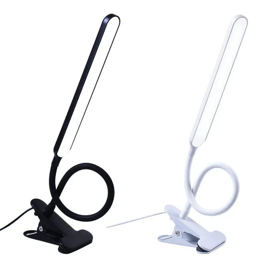 LED Reading Lamp USB Clamp 3 Modes 10 Brightness Gooseneck