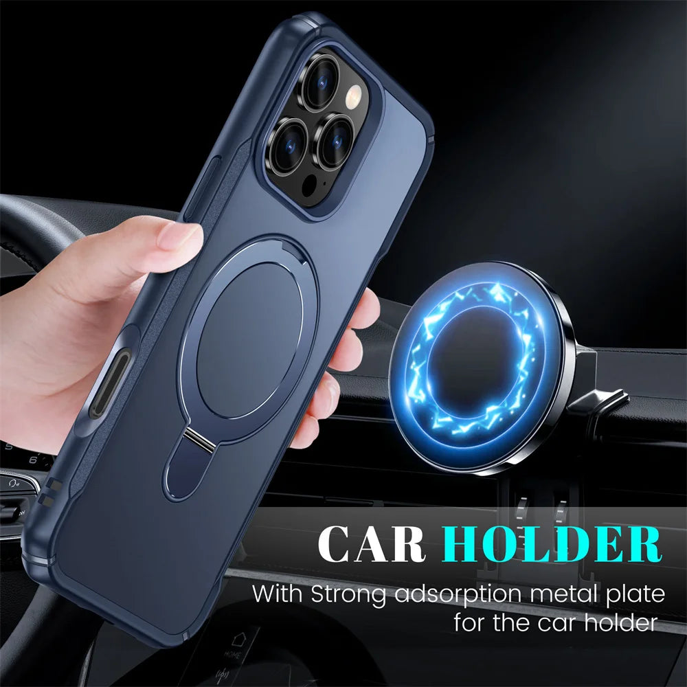 MagSafe Fold Stand iPhone Case Wireless Charging