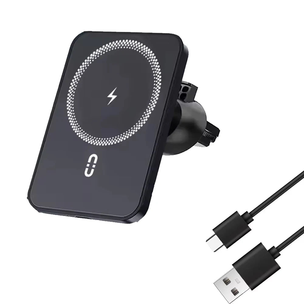 200W MagSafe Car Wireless Charger Mount | Air Vent, iPhone 12-17