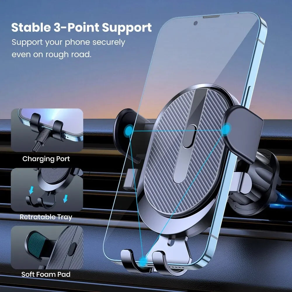 Gravity Auto Phone Holder Air Vent Mount Universal