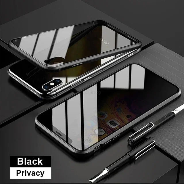 Privacy Metal iPhone Case 360 Magnetic Anti-Spy