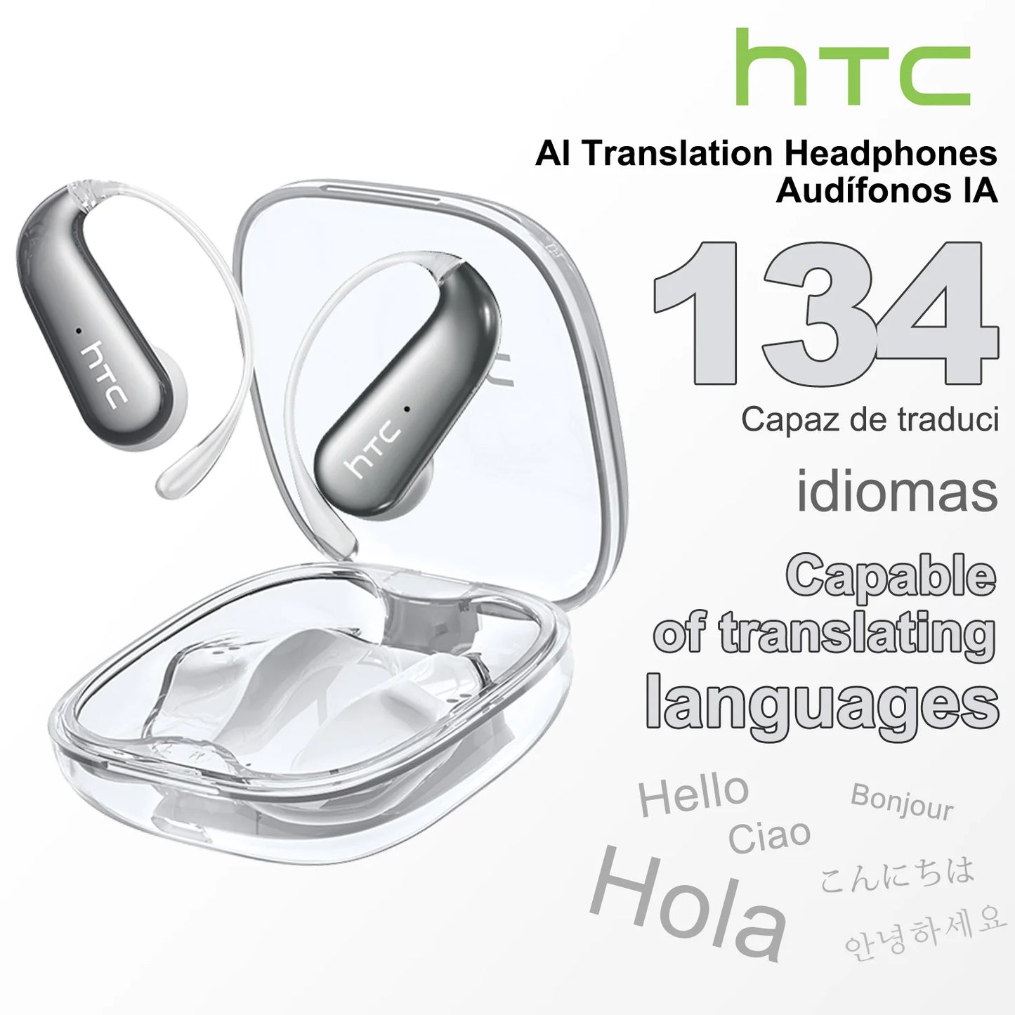 NE38 Open-Ear Wireless Earphones | OWS, Titanium Wire, Sport