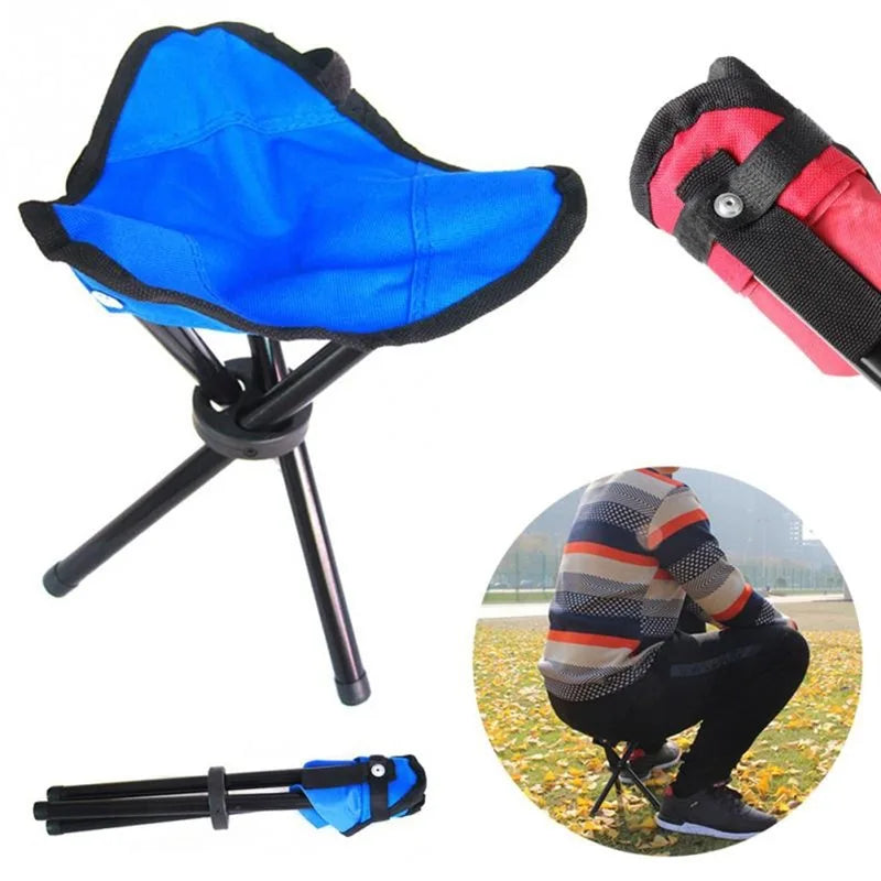 Travel Folding Chairs Blue Green Red