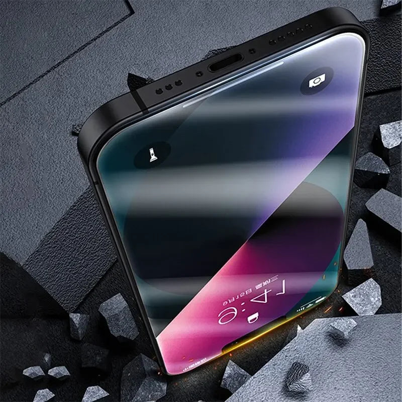 iPhone Privacy Screen Protector 4-Pack | Anti-Spy Tempered Glass
