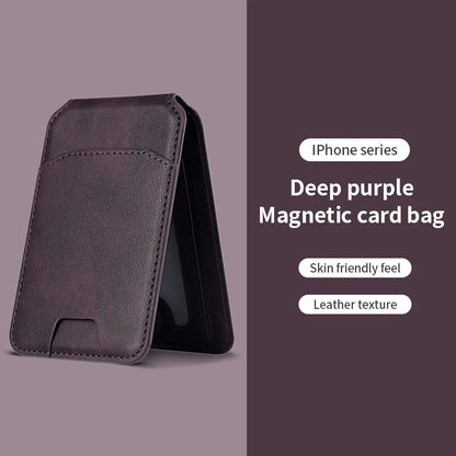 MagSafe Leather Card Wallet | Magnetic iPhone Holder