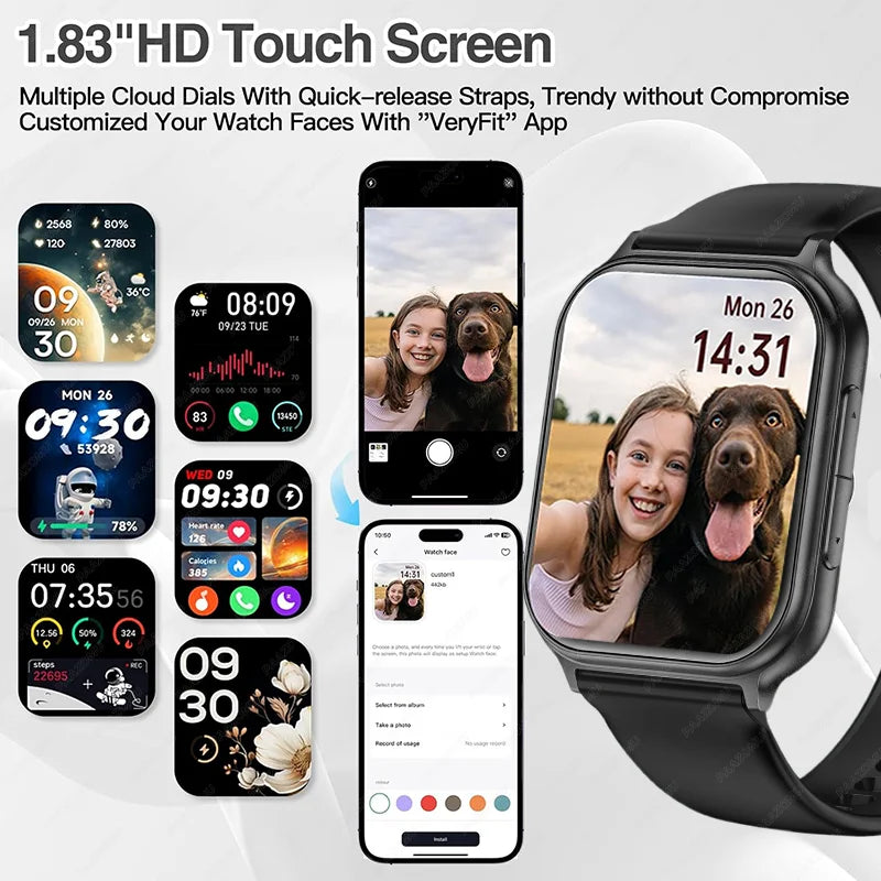 Sport Smartwatch | 700mAh Battery, IP68, Bluetooth Call