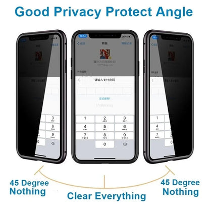 Privacy Metal iPhone Case 360 Magnetic Anti-Spy