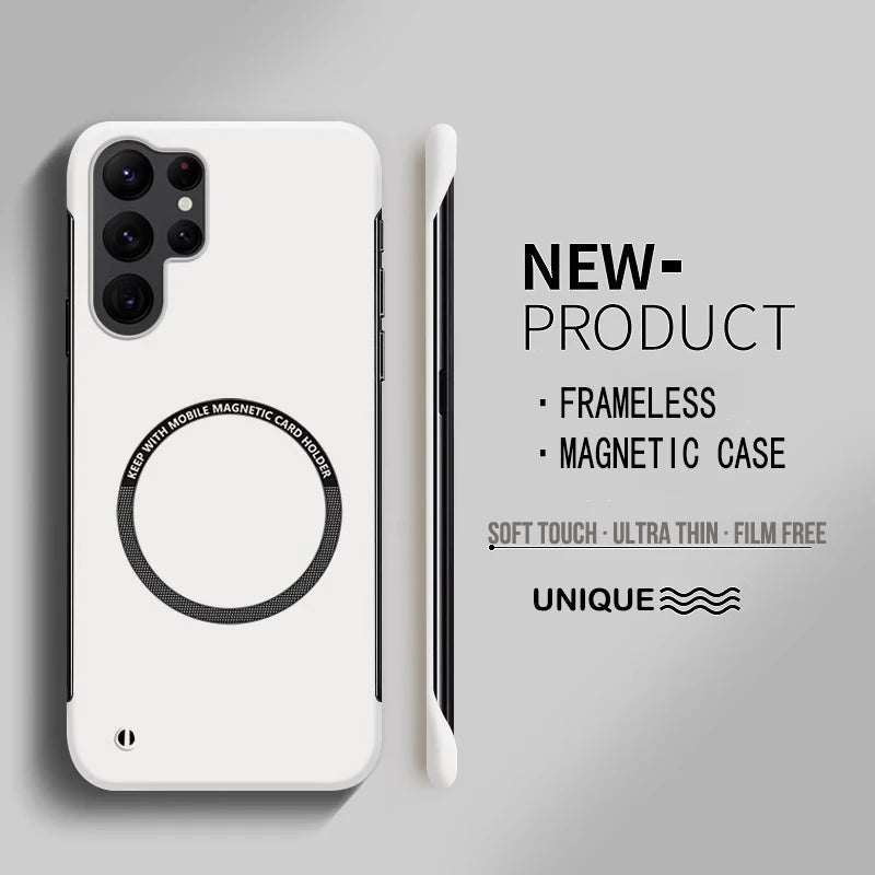 Slim Frameless Samsung MagSafe Matte Phone Case