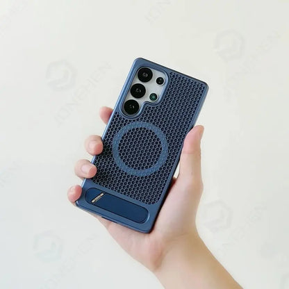 MagSafe Honeycomb Mesh Samsung Case Cooling Hard