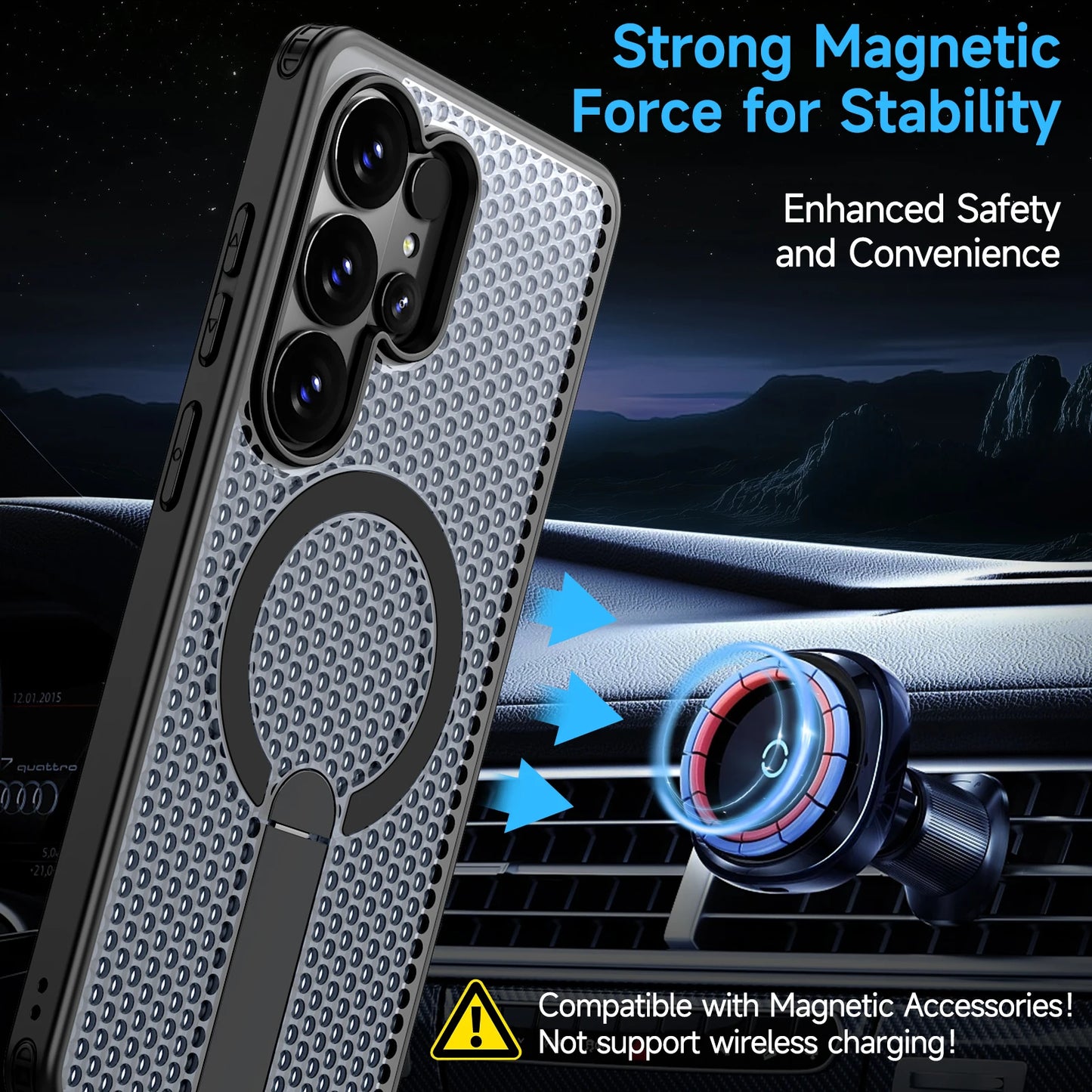 Translucent Heat Dissipation Samsung Galaxy Case