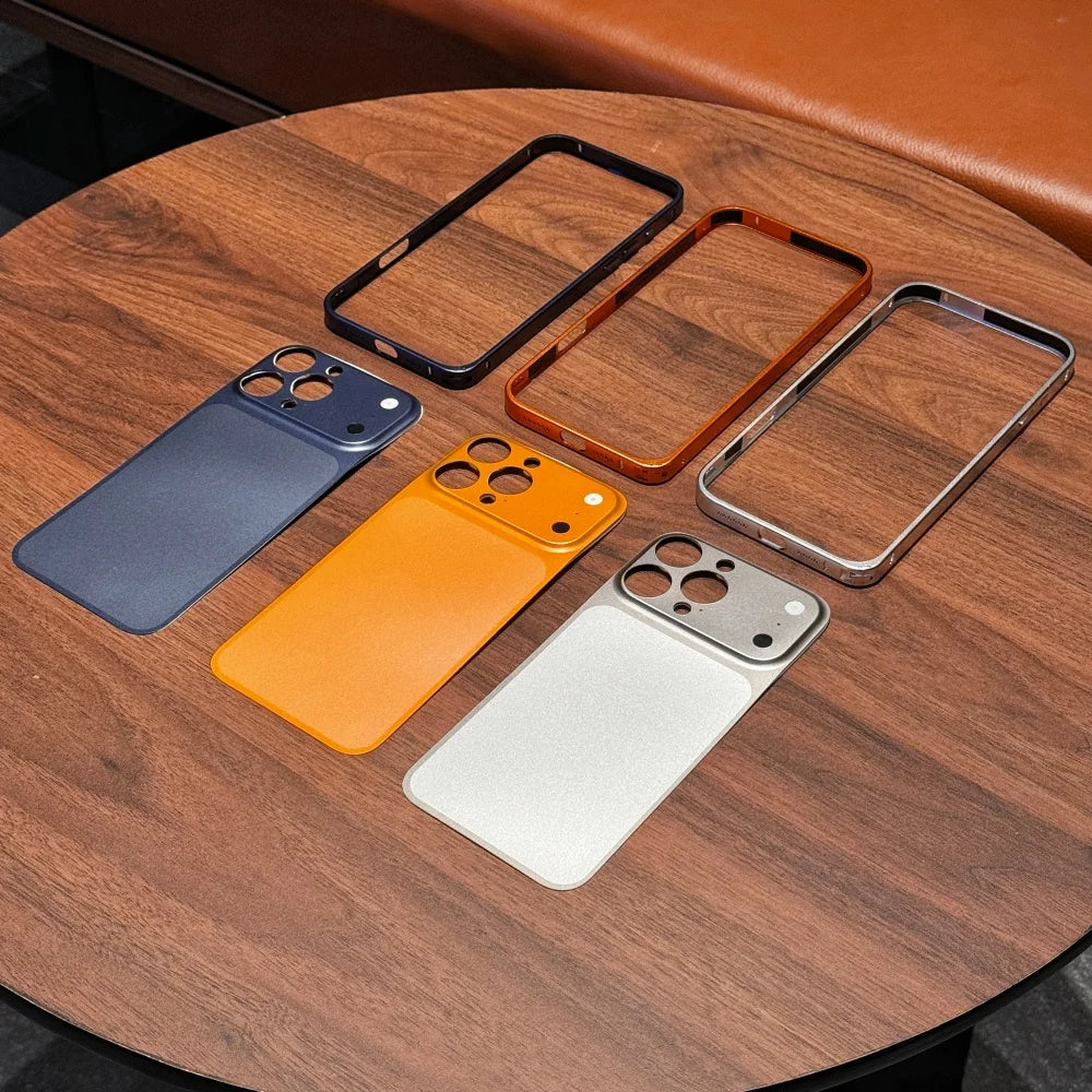 Metal Alloy iPhone Case Slim Matte Backplane