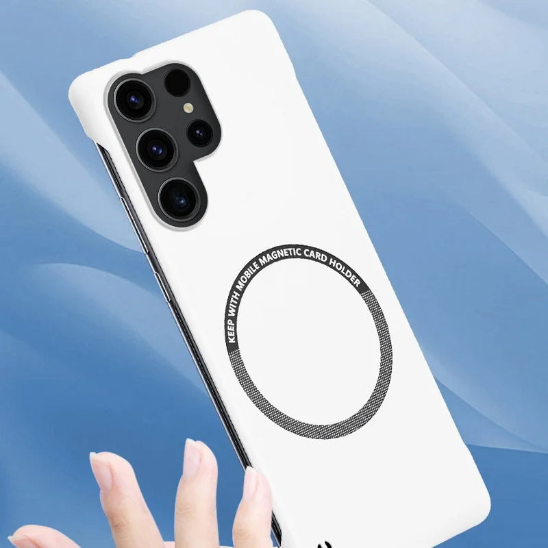 Slim Frameless Samsung MagSafe Matte Phone Case