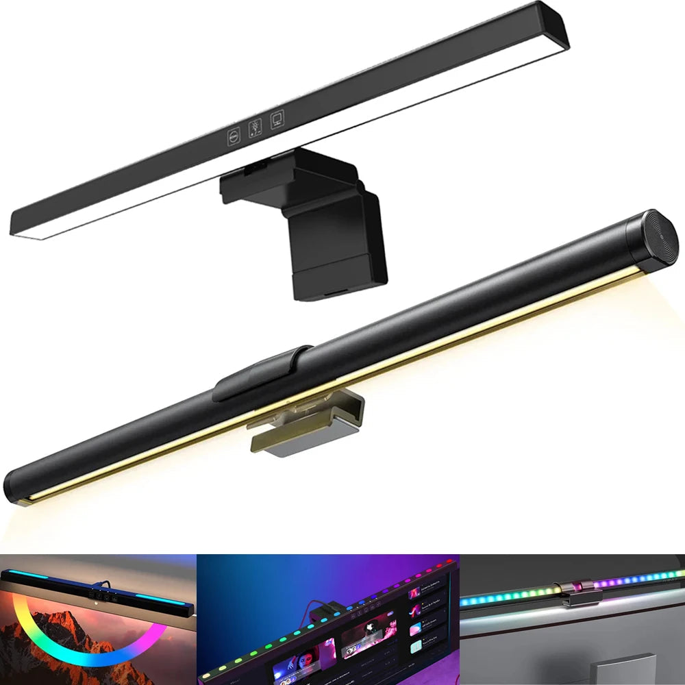 Monitor Light Bar 33-60cm RGB Eye Protection Timed Dimmable