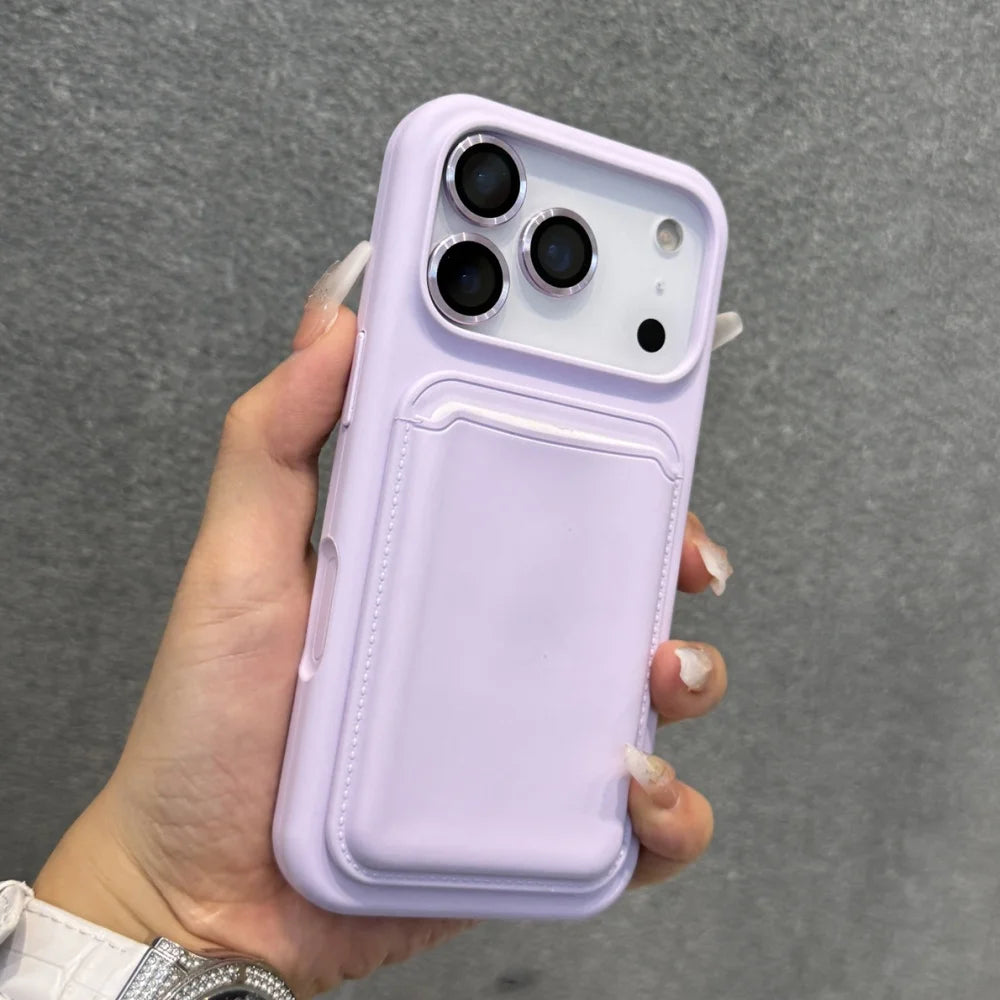 MagSafe Silicone Wallet Case | Shockproof iPhone Cover