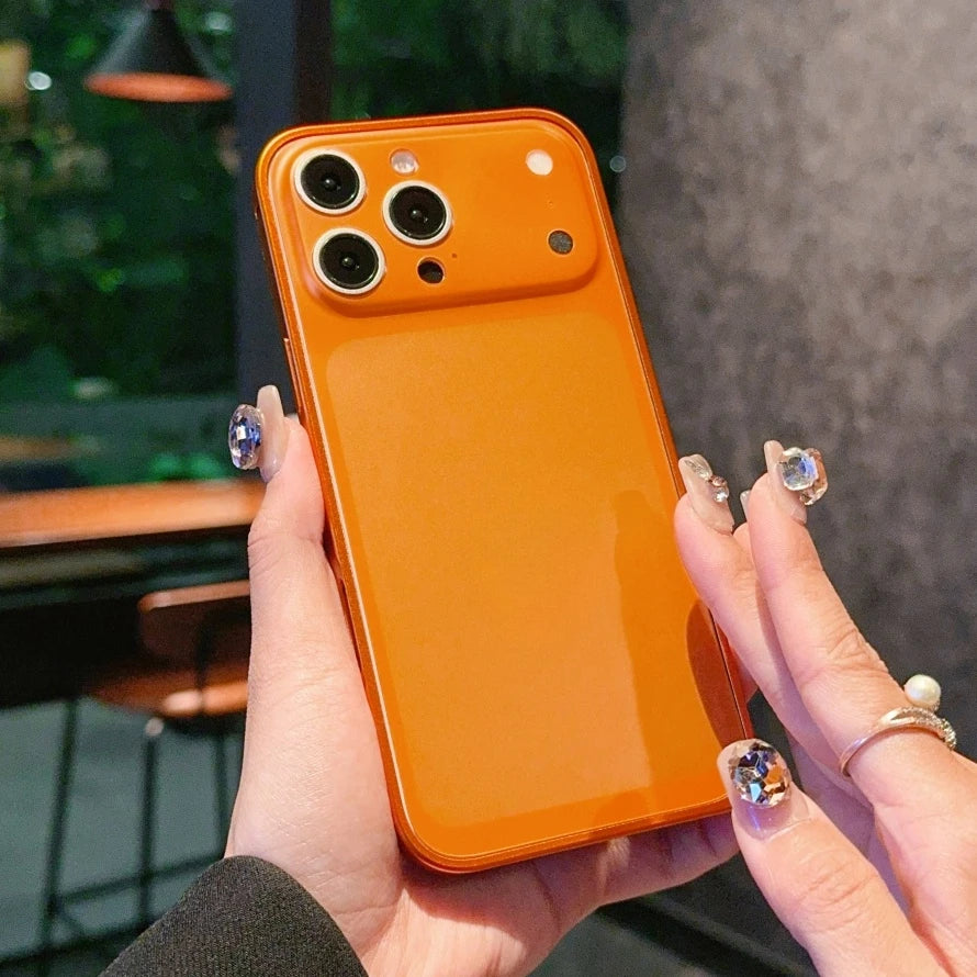 Metal Alloy iPhone Case Slim Matte Backplane