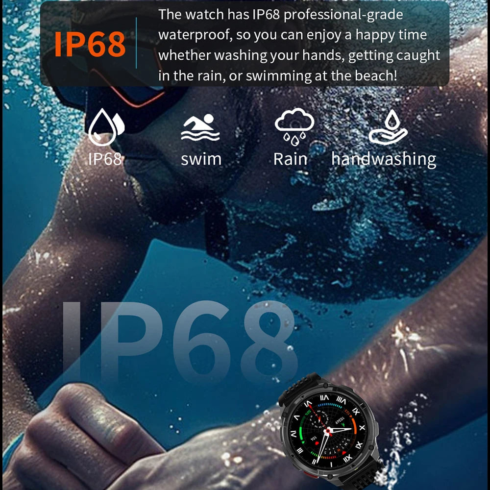 T-Rex3 Pro Military Smart Watch | 1100mAh GPS AMOLED