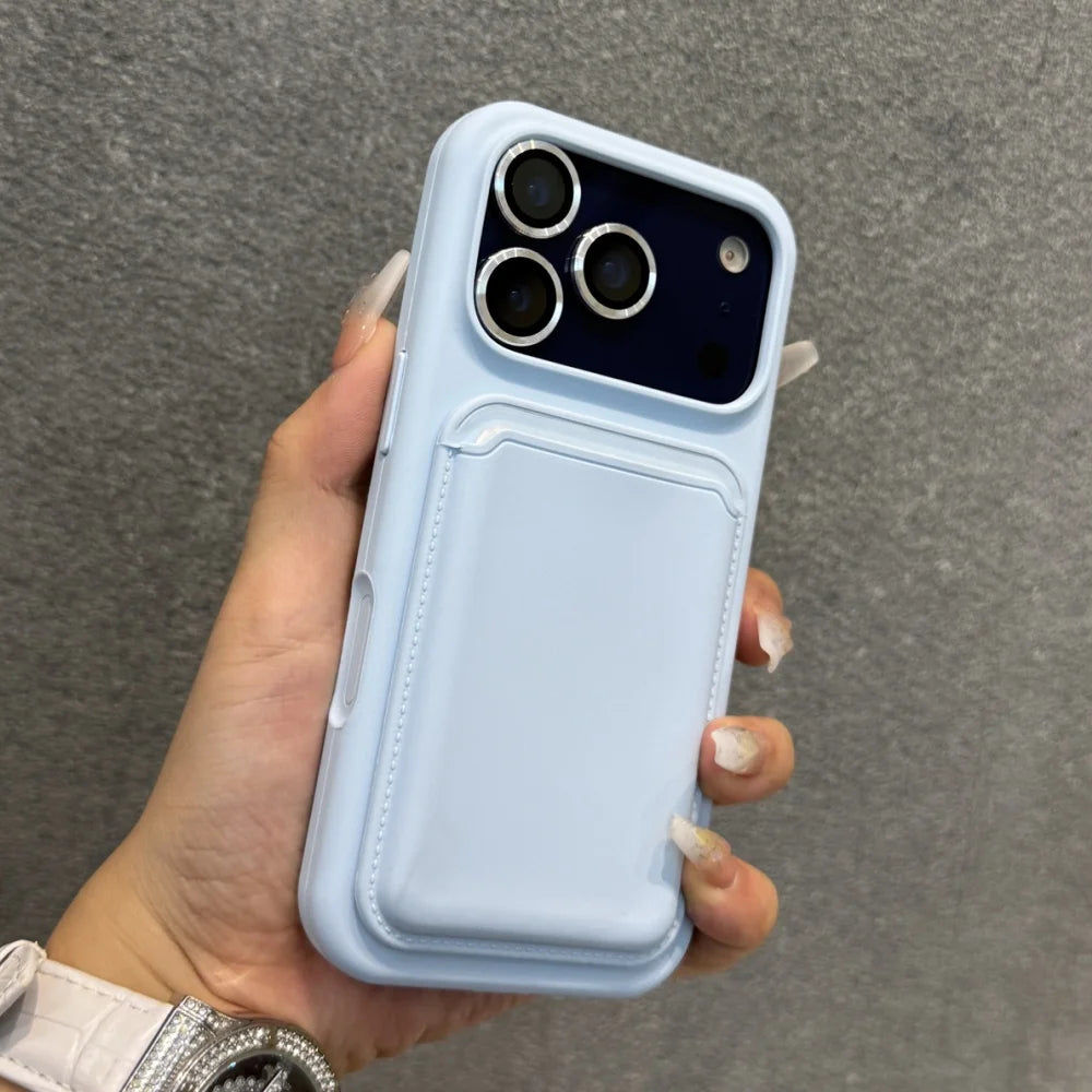 MagSafe Silicone Wallet Case | Shockproof iPhone Cover