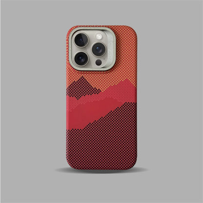 Carbon Fibre MagSafe iPhone Case Metal Lens Holder