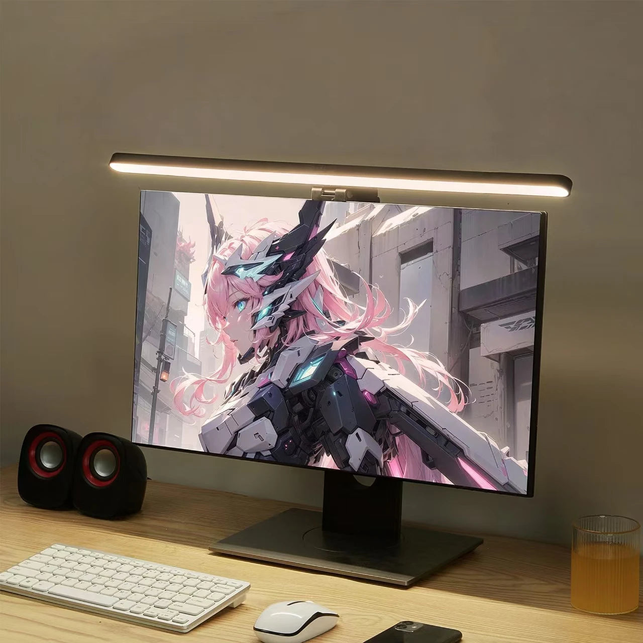 RGB LED Monitor Light Bar 30-44cm Screen Hanging Dimmable