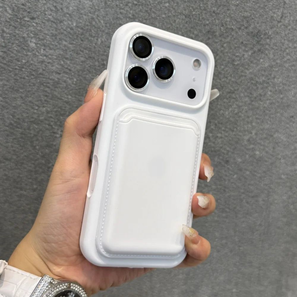 MagSafe Silicone Wallet Case | Shockproof iPhone Cover
