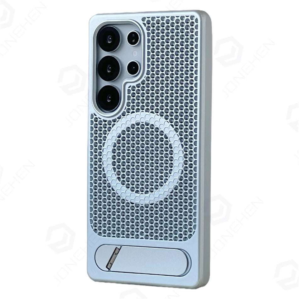 MagSafe Honeycomb Mesh Samsung Case Cooling Hard