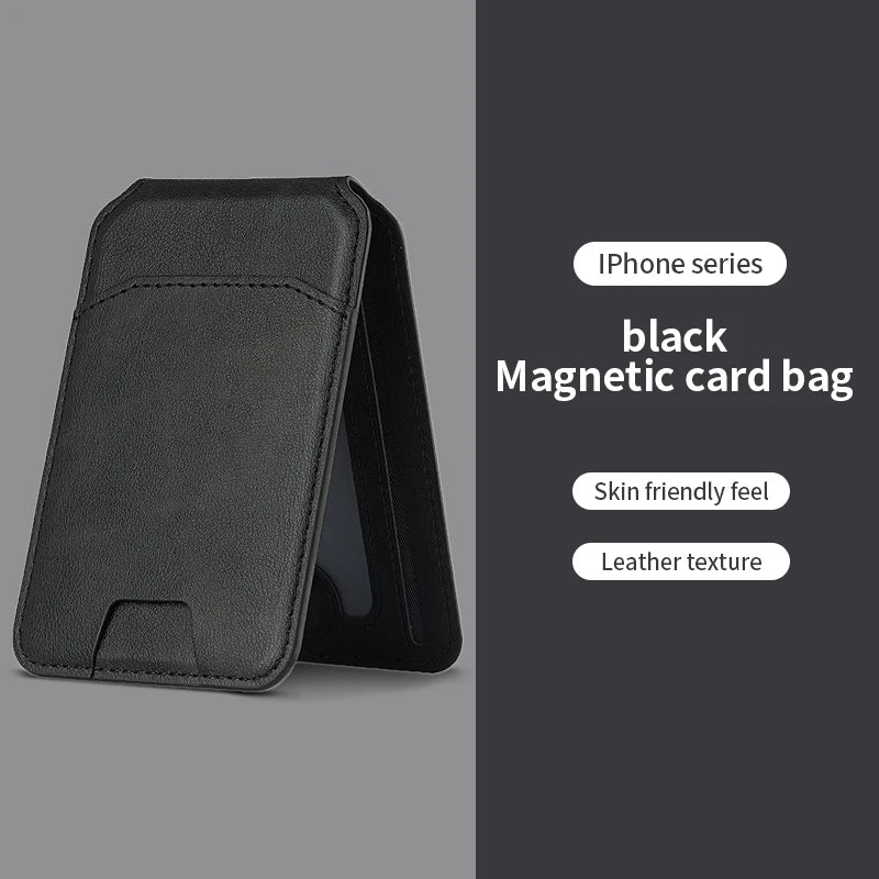 MagSafe Leather Card Wallet | Magnetic iPhone Holder