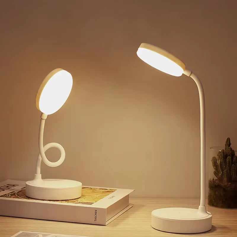 USB LED Desk Lamp 3 Colour Stepless Dimming Eye Protection