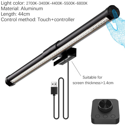 Monitor Light Bar 33-60cm RGB Eye Protection Timed Dimmable
