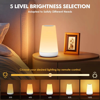 13 Colour RGB Night Light USB Rechargeable Remote Control