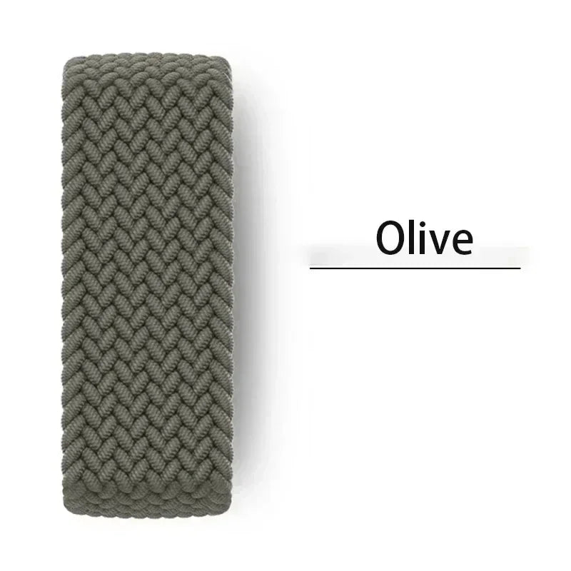 Braided Nylon Solo Loop Band for Apple Watch | 5 Colours