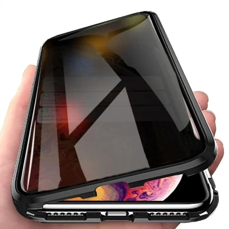 Privacy Metal iPhone Case 360 Magnetic Anti-Spy