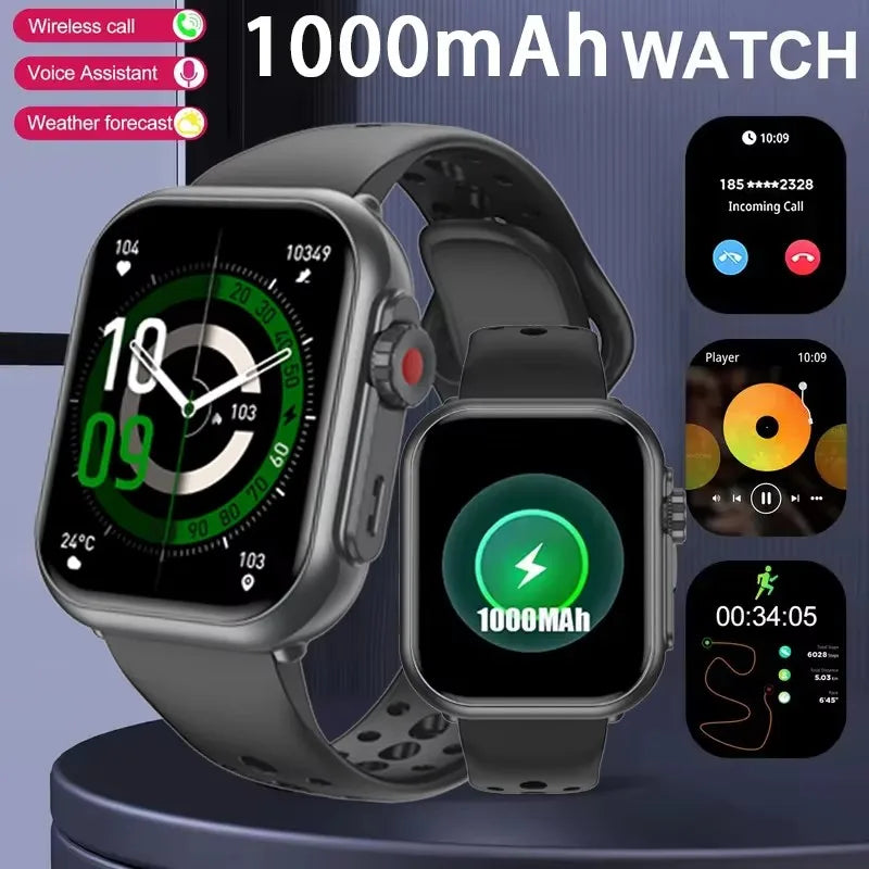 1.85" HD Smart Watch Ultra 2 | Bluetooth Call, IP68, Health Tracker