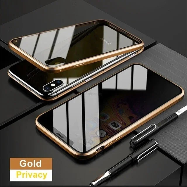 Privacy Metal iPhone Case 360 Magnetic Anti-Spy
