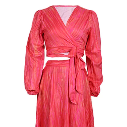Aurora Tie-Dye Skirt Suit | Euro-American Autumn Style