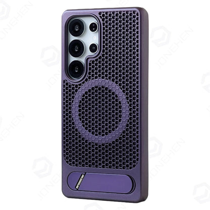 MagSafe Honeycomb Mesh Samsung Case Cooling Hard